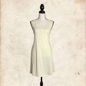 Aria Yellow Polka Dot Nightgown